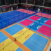 Portable Roll-Up PVC Sports Flooring for Badminton, Pickleball & Volleyball indoor use